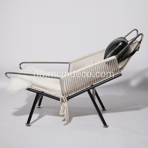 Klassisk Flag Halyard Lejlighedsvis Lounge Chair